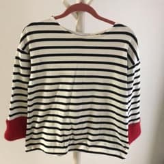 ボーダーカットソー トップスのサムネイル