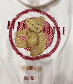 ピンクハウス 刺繍クマちゃんのパーカーのサムネイル