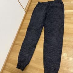 キッズ ロングパンツ ジョガーパンツ チャコールのサムネイル