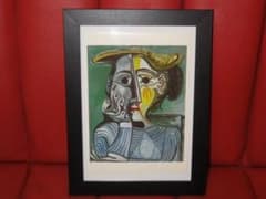 90’S★パブロ・ピカソ★黄色い帽子の女★壁掛け★ビンテージ★アート 90'S☆パブロ・ピカソ☆黄色い帽子の女☆壁掛け☆ビンテージ☆アート