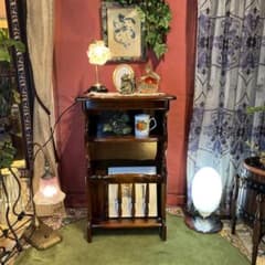 Sale ヴィンテージ カリモク　コロニアルオープンキャビネット　マガジンラック Sale ヴィンテージ カリモク コロニアルオープンキャビネット マガジン