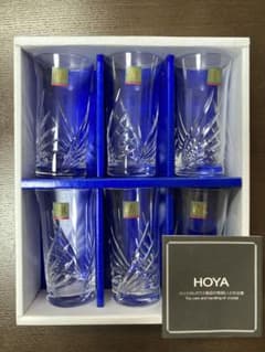HOYA CRYSTAL TUMBLER small beerグラス6個セットのサムネイル