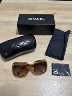 CHANEL シャネル サングラス 5171‑A リボン ココマーク ブラウン系