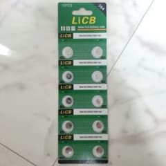 LiCB ボタン電池 364/363/162/163/191/194 10個入りのサムネイル
