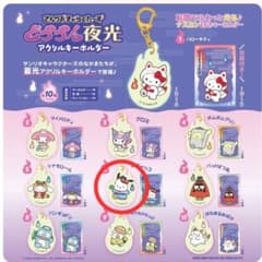 さんりおきゃらくたーず どろろん夜光 アクリルキーホルダー ポチャッコのサムネイル