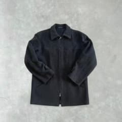 agnes.b. homme 90s zip-up wool coat - メルカリ