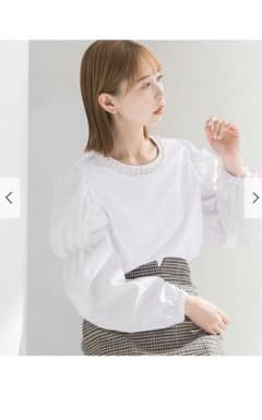 別注hareko×TORRAZZO DONNA×ROSSO襟パールカットソーのサムネイル