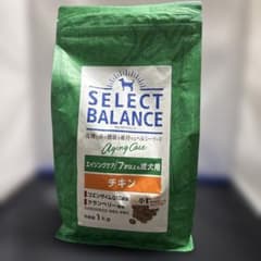 SELECT BALANCE エイジングケア ドライフード 1kgチキン　小粒のサムネイル