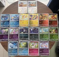 中国限定 ポケモン 宝石パック イーブイ進化シリーズ18枚 マスター