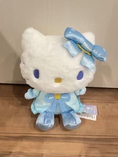 ハローキティ ぬいぐるみ 　スノーレインボードールBIGタイプ1