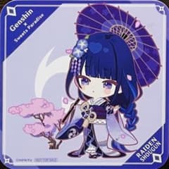 原神　スイパラ　雷電将軍（ライデンショウグン）　コースターのサムネイル