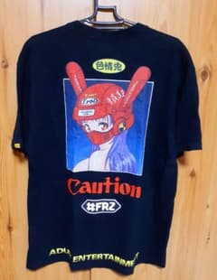 FR2。バイカーガールのイケイケTシャツ。黒。入手困難！！のサムネイル