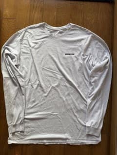 パタゴニア メンズ P-6ロゴ ロンT 長袖Tシャツ 白　メンズのサムネイル