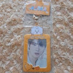 BT21 Photocard Keychain RJ Trading Card Case Official