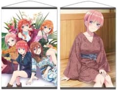 アズメーカー 五等分の花嫁 B2タペストリー新品 一花② ニ乃 三玖 四葉
