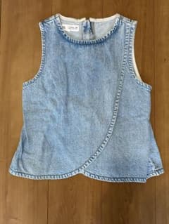 ZARA キッズ デニム ノースリーブ トップス 164cmのサムネイル