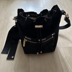 ランバンオンブルー&レスポートサック ショルダーバッグ 巾着バッグ