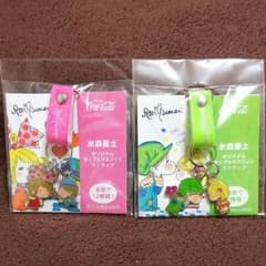 値下中【非売品】水森亜土 カップルマスコットストラップ2個セットのサムネイル