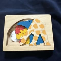 木製 動物パズル 知育玩具　ジョージラックのサムネイル