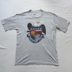 【USA製】90s JERZEES ミリタリーイーグル ヴィンテージ XLのサムネイル