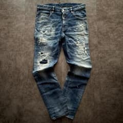 パンツ DSQUARED2 SkaterJean italy damage big 48 DSQUARED2 SkaterJean italy damage big 48 - メルカリ