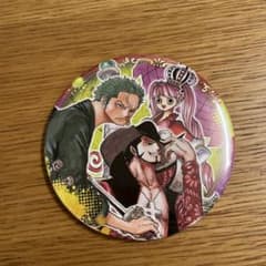 ワンピース 最強トリオコレクション缶バッジ ゾロ ミホーク ペローナ
