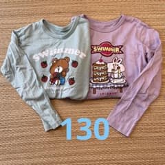 スイマー　130   ロンt   2枚セットのサムネイル