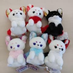 タグ付き6種セット】ちょコンと九尾のキツネ夢うつつ ぬいぐるみ