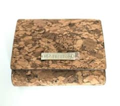 【未使用】Hacoa＊TREETOP 三つ折り財布 コルク素材 メンズ