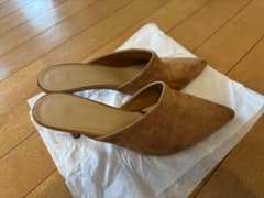 Forever21 サンダル　オレンジ　スウェード　ヒールのサムネイル