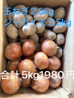 北海道産 男爵ジャガイモ 玉ねぎ 合計5kg 1980円 訳ありじゃないのサムネイル