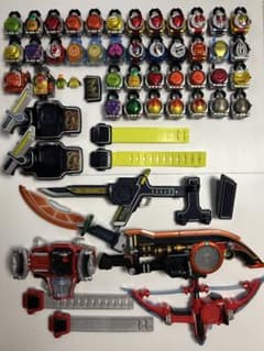 仮面ライダー鎧武 DXベルト ロックシード大量 武器セットのサムネイル