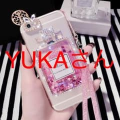 人気 格安 香水 ケース ストラップ付 iPhone 7 plus ピンク^_^のサムネイル