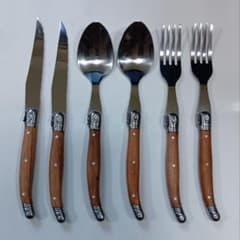 ラギオール LAGUIOLE オリーブハンドル カトラリー 6本セット - メルカリ