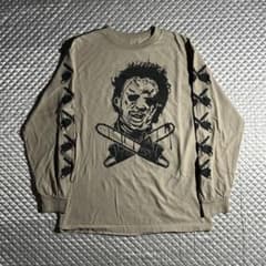悪魔のいけにえ Texas chainsaw プリントロンT 長袖 映画 ホラー