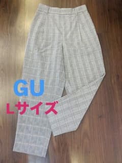 【GU】チェック柄 カジュアルパンツのサムネイル