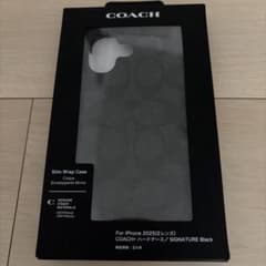 COACH iPhone 17用ハードケース ブラック - メルカリ