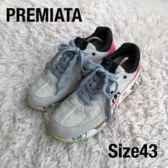 PREMIATAプレミアータナイロンスエードスニーカーMsseアイボリー43