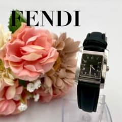 530 フェンディ 4260L カットガラス スクエア 腕時計 ブロンズ 稼働 337 新品ベルト フェンディ 7000L 腕時計 スクエア オロロジ 稼働