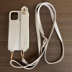 Elegante iPhone 12miniスマホショルダーケース ストラップ付のサムネイル