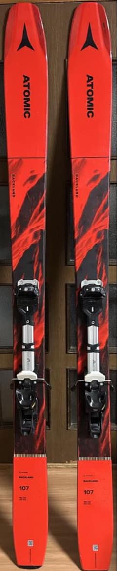 ATOMIC BACKLAND スキー 板 バインディング付き - メルカリ