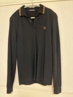 FRED PERRY 長袖ポロシャツ ブラック Mサイズ - メルカリ