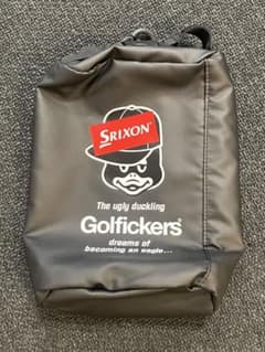 Golfickers SRIXON ラウンドポーチ ブラック Golfickers SRIXON ラウンドポーチ ゴルフィッカーズ 新品未使用