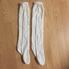 tototo様専用☆ジェラートピケ ロングゆったり靴下のサムネイル