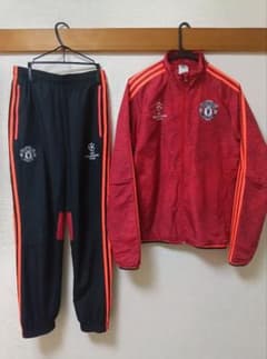 マンチェスターユナイテッド adidas ジャージ上下　Sのサムネイル