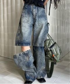 パンツ ameri vintage MEDI 2WAY REMOVE DENIM MEDI 2WAY REMOVE DENIM PANTS