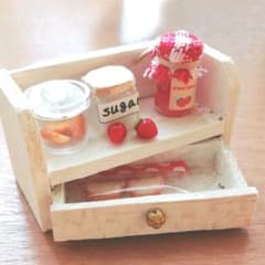 【オーダー受付中】ミニチュア ナチュラルキッチン棚セット オーダー受付中】ミニチュア ナチュラルキッチン棚セット - メルカリ