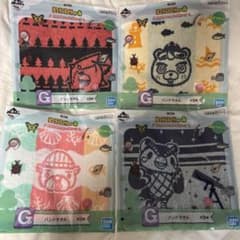あつ森 どうぶつの森 一番くじ Ｇ賞 4枚セットのサムネイル