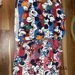 Disney Resort ミッキー ミニー 総柄 Tシャツ 2まいM LLのサムネイル