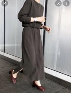 【Mila Owen】バックカシュクールワッフルワンピースのサムネイル
